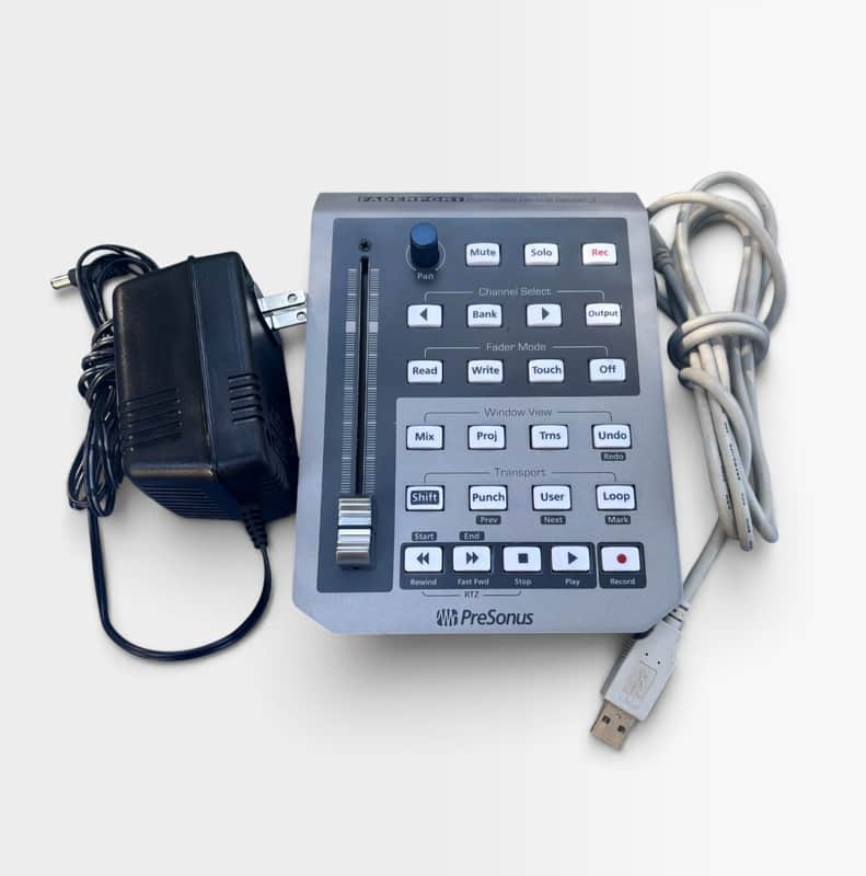 PreSonus Faderport USB DAW Transport Controller with Motorized Fader 2010s - Silver image 1