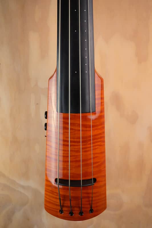 NS Design WAV4 Electric Upright Bass Amberburst Gloss – Very Good Condition image 1