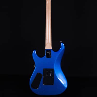 Kramer Baretta, Custom Graphics, 'White Lotus',  White Lotus Candy Blue image 7