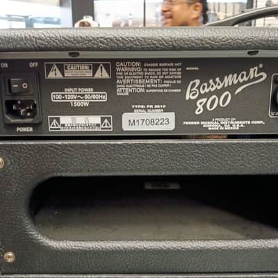 Fender Bassman 800 2-Channel 800-Watt Hybrid Bass Amp Head 2016 - Present - Black image 7