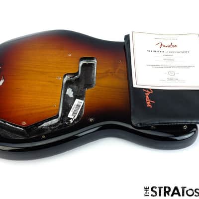 Fender American Professional Precision P Bass V 5 String BODY USA Sunburst image 5