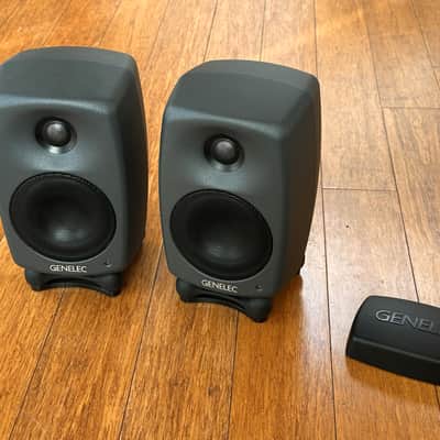 Genelec 8320A Pair Room Correcting SAM 4" Nearfield Monitors with GLM 2.0 hardware, mic, and stand mounting plates image 5