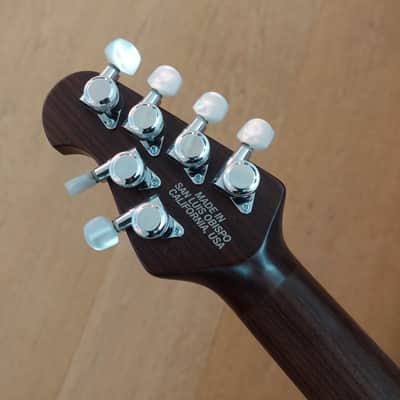 2015 Ernie Ball Music Man JP6 BFR – Quilt Maple Top – Rare All Rosewood Neck – Piezo – USA image 2