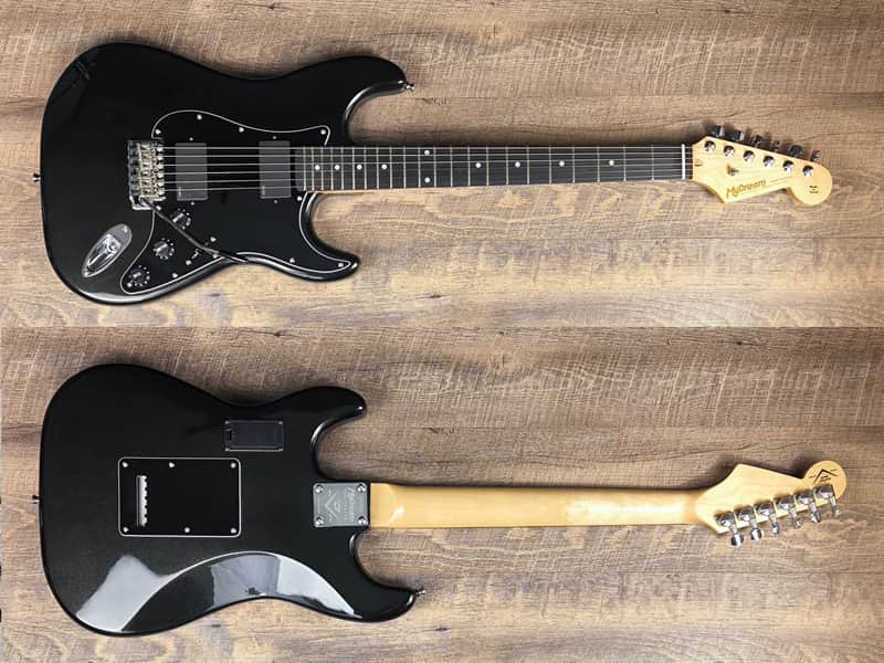 MyDream Partcaster Custom Built - Charcoal Frost Metallic - Ebony - EMG 81-60 image 1