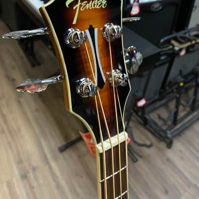 Fender 4 String Sunburst Acoustic/Electric Bass Guitar FA-450CE image 10