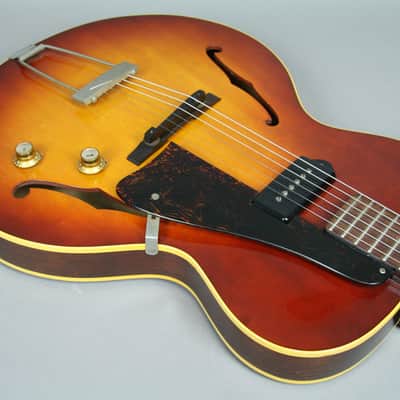 1965 Gibson ES-125T Vintage Archtop Electric Guitar Original Cherry Sunburst! image 12