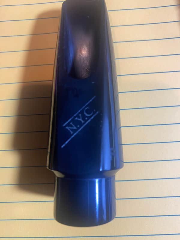 Mouthpiece Cafe #6 Alto Sax Mouthpiece NYC Mid 2000’s - Hard Rubber image 1