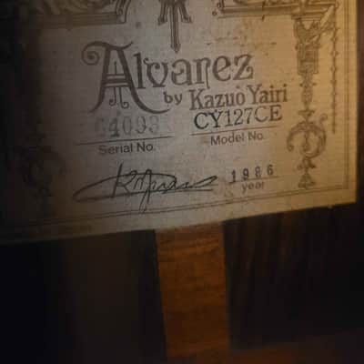 Alvarez Yairi CY127CE 1986 Natural image 5