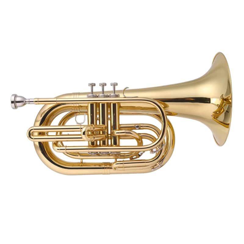 John Packer JP2053 Key of Bb Marching Baritone w/ABS Hard Plastic Case, Mouthpiece & Valve Oil image 1