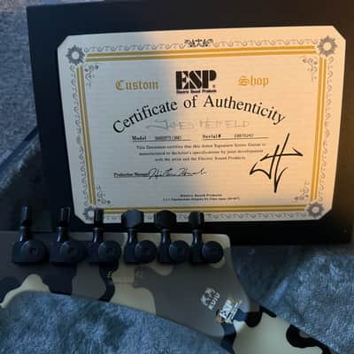 ESP Custom Shop Snakebyte Camo Satin James Hetfield ESP Signature Series aus meiner Sammlung: wie neu, ungespielt image 5