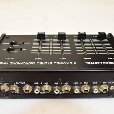 Realistic 4-Channel Stereo "Mike" Microphone Mixer 32-1105A w/ Box image 3