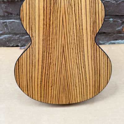 Caramel "Melts in my Heart" Acoustic-Electric Handcrafted Zebrawood Ukulele (Used - Good Condition) image 9