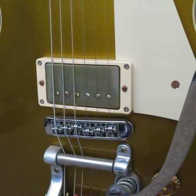 2013 Gibson Custom Shop 1957 Les Paul Standard Reissue Goldtop VOS with Bigsby image 6