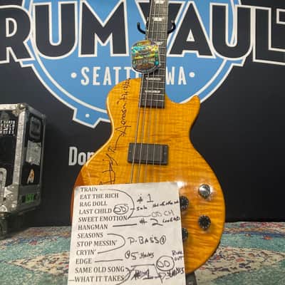 Gibson Tom Hamilton's Aerosmith, LPB-2 Les Paul Deluxe Plus Bass (#51) 1991 - Natural image 1
