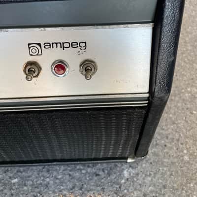 Ampeg SVT "Black Line" 300-Watt Bass Amp Head 1972 - 1975 - Black image 5
