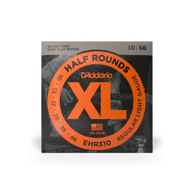 D'Addario XL - EHR310 - Electric Guitar String Set - Half Rounds - Regular Light Gauge - 10-46 (EHR310) image 4