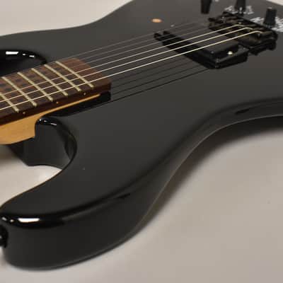 1990s Optek Fretlight FG-200 Project Guitar Black image 9
