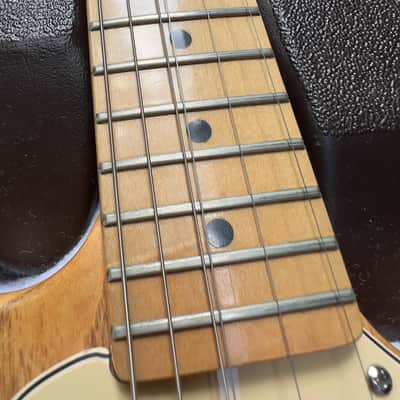 1982 Peavey T-15 - Natural, Ash Body, Nitrocellulose, Original Case, USA made, Short-Scale image 15