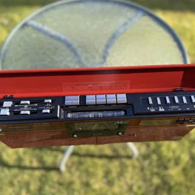 Sharp GF-8L Super Rare Vintage Red Slim Cassette Deck Boombox Serviced Warranty image 13