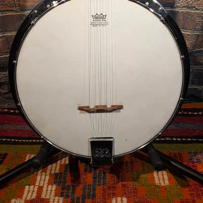 Vintage 1970s Kay KBJ-12 5-String Banjo w/ Chipboard Case image 7