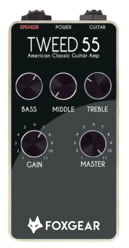 Foxgear TWEED55 55W Pedal-sized Guitar Amp image 1