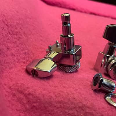 vintage RARE German Made Fender Schaller American Strat PLUS ULTRA Locking Tuners Polished Chrome USA Deluxe image 7