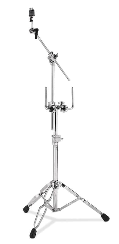 DW 9000 Series Double Tom Stand w/ 934 Boom Cymbal Arm image 1