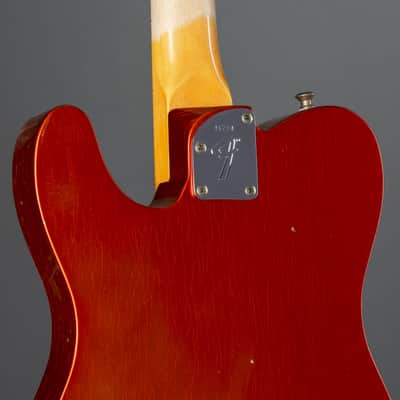 Fender Postmodern Telecaster Journeyman Faded Aged Candy Tangerine - Custom Electric Guitar image 8