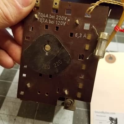 Saba unmarked Transformer 230 / 6.3 V Vintage Power 120 and 220V inputs European Tested Tube Amp Project 1950s image 4