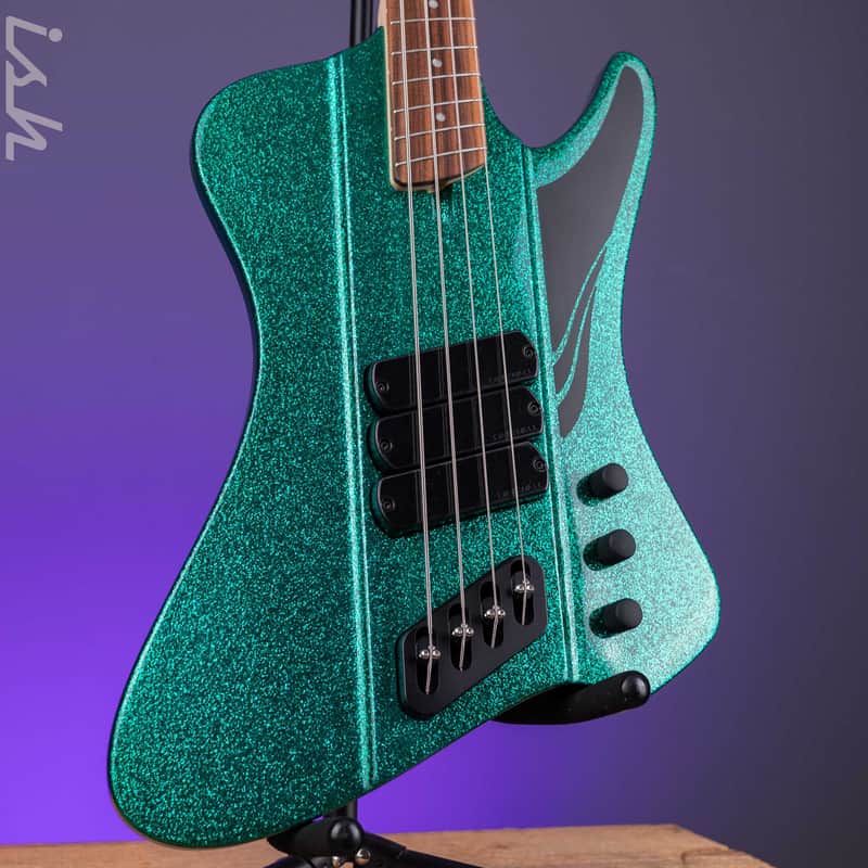 Dingwall D-Roc 4-String Bass Gloss Metalflake Aquamarine