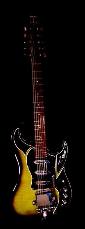 Burns DOUBLE SIX 1964 Green Sunburst. Maybe the RAREST BURNS GUITAR. With Tremolo System. Incredible image 1