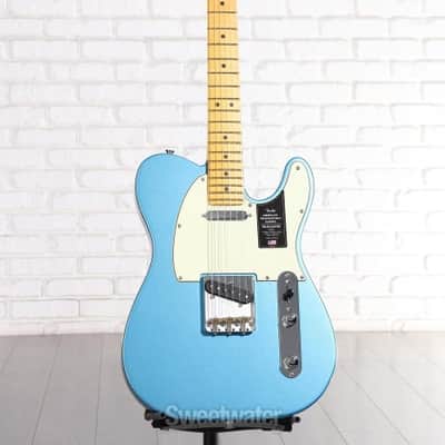 Fender American Professional Classic Telecaster Electric Guitar - Faded Lake Placid Blue (TeleAPCMLPBd1) image 1
