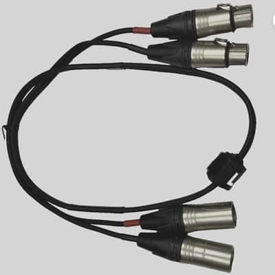 LASE 6 Ft Dual Microphone Cable w Genuine NEUTRIK NC3MXX 3Pin XLR M to NC3FXXX F image 5