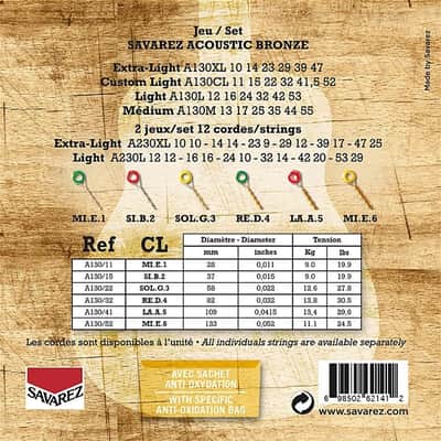 Savarez A130CL Light 11-52 Set/6 image 3