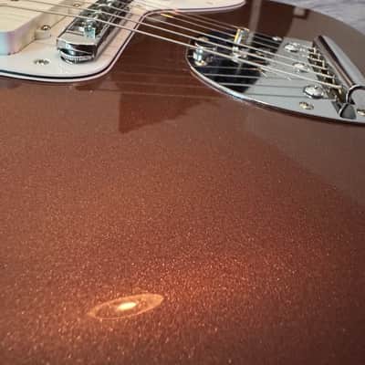 2002 Fender Japan CIJ JM66-80 BMT Jazzmaster Burgundy Mist Matching Headstock Rare Color #12/120, Recent Refret image 17