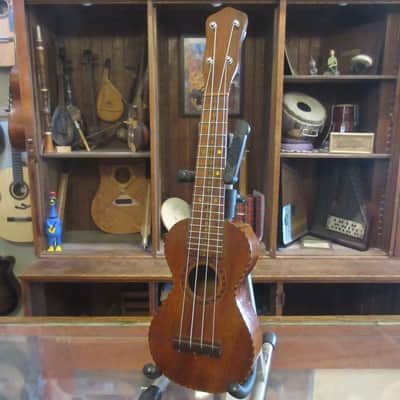 Unlabeled Koa Soprano Ukulele c.1920's/30's image 3
