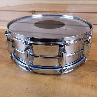 Ludwig No. 400 Supraphonic 5x14" 10-Lug Aluminum Snare Drum with Keystone Badge 1963 - 1969 - Chrome-Plated image 7