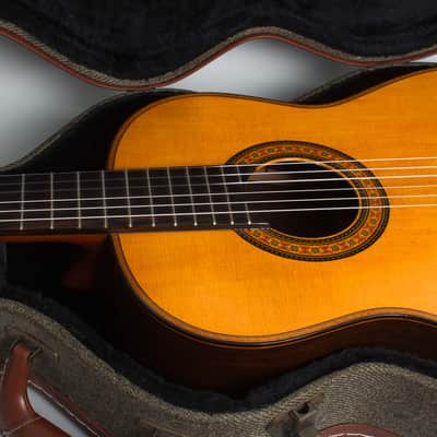 Del Pilar Classical Guitar (1990), hard shell case. image 14