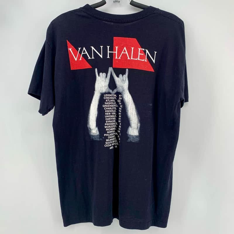 Vintage 1988 Van Halen OU812 Tour Shirt ☆ XL By HUGGER