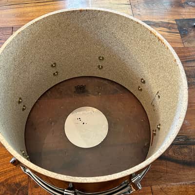 Vintage 1980s Tama Imperialstar 10 x 14 Drum Concert Tom OG Jet Black Wrap image 11