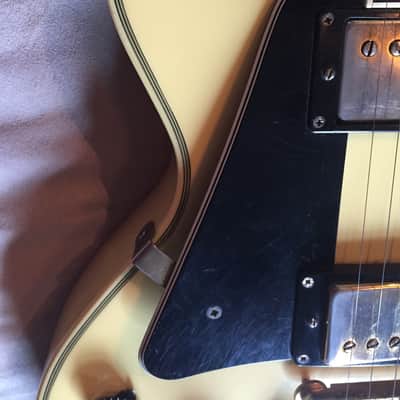 Burny / Fernandes Japan ca. 1985 Les Paul Custom Cream / White RLC-60 / LC-70RR Solidbody Electric image 12