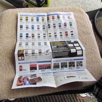 2010 Boss Product Lineup Genuine Boss Product Sheet From 2010. Excellent Condition image 2