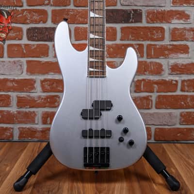 Jackson X Series David Ellefson 30th Anniversary Concert Bass CBX IV Quicksilver 2025 w/Hardshell Case image 1
