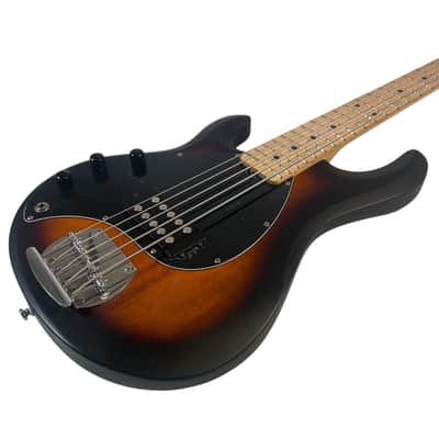 Sterling StingRay 5 SUB Series Left-Handed 5-String Bass Guitar - Sunburst image 4
