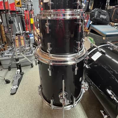 Sonor Prolite Brilliant Black High Gloss Vintage Maple Drum Set image 8