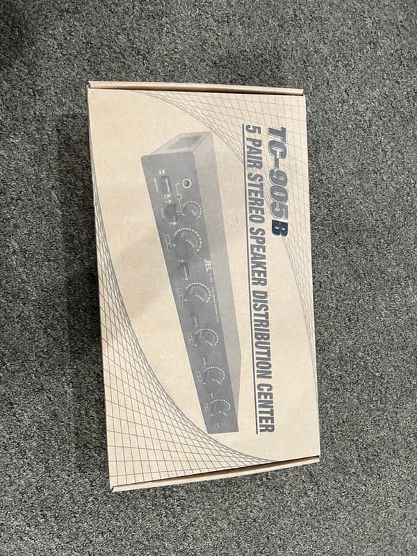 TEC TC905B Speaker Distribution Center Controller Commercial 5-Way - Black image 1