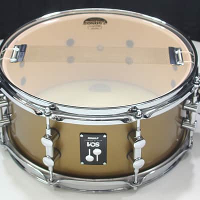 Sonor SQ1 6" x 13" Birch Snare Drum w/ VIDEO! Satin Gold Metallic image 4