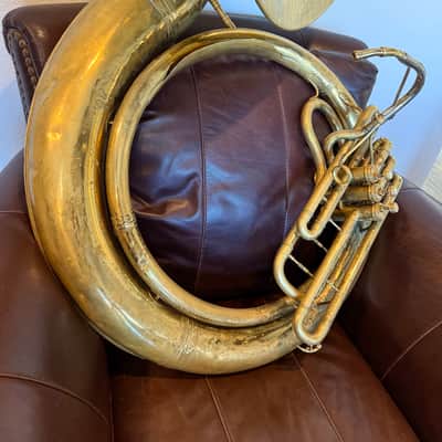 Conn 20k  Sousaphone lady face with neck, bits, and case image 5