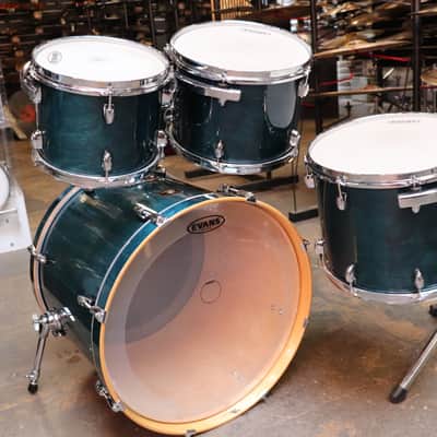 Gretsch Catalina Birch 4pc Drum Kit Set 22/14/12/10" Caribbean Blue image 9