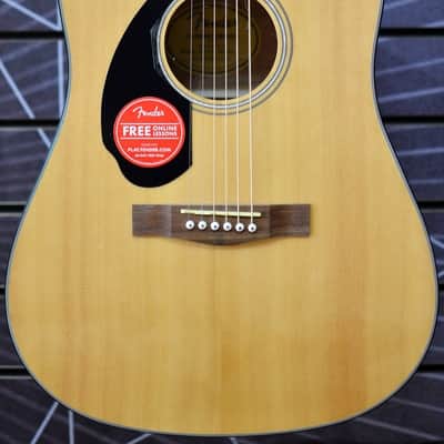 Fender Classic Design CD-60S Dreadnought Natural Left-Handed Acoustic Guitar image 1